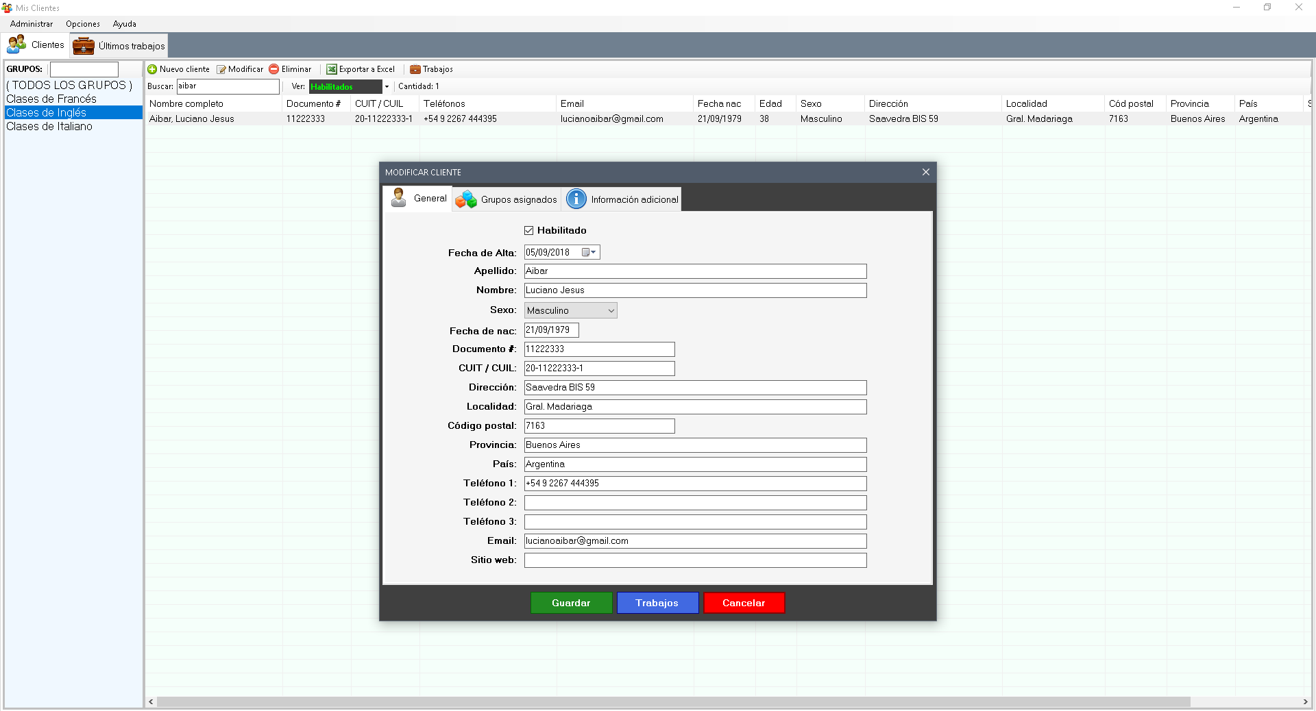 Mis Clientes screenshot 1