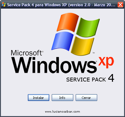 Service Pack 4 para Windows XP